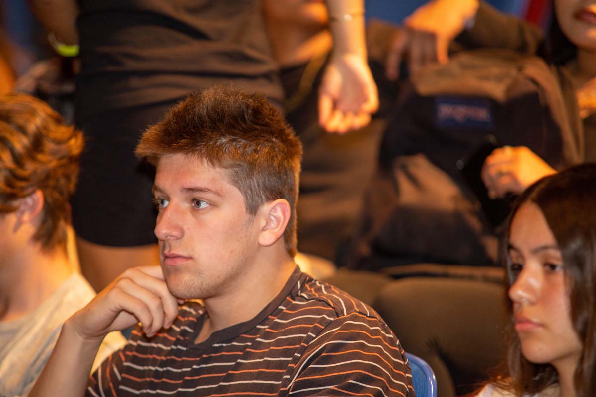 People enjoying Senior Day