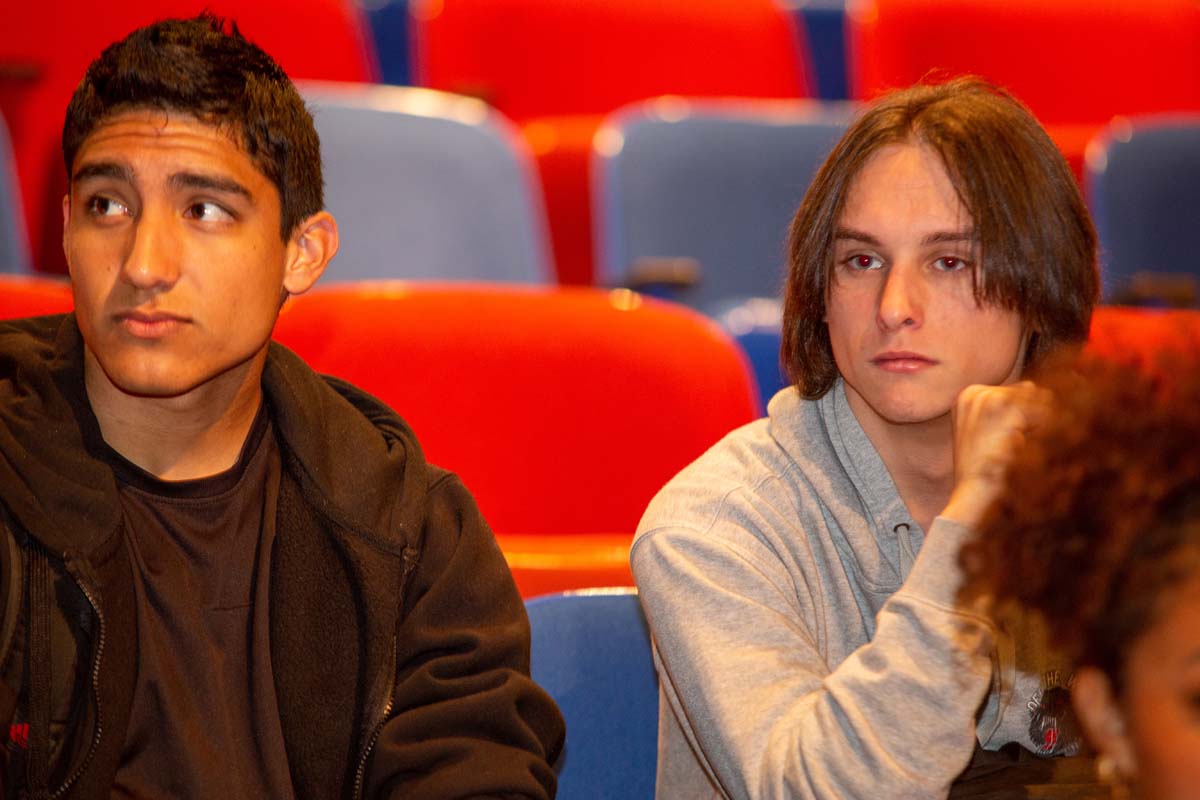 People enjoying Senior Day