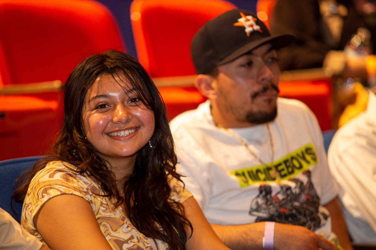 People enjoying Senior Day