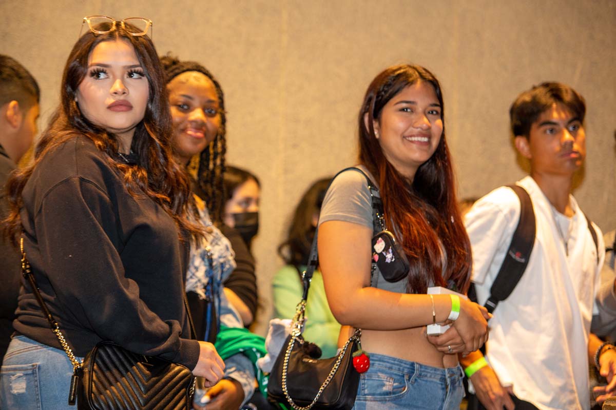 People enjoying Senior Day