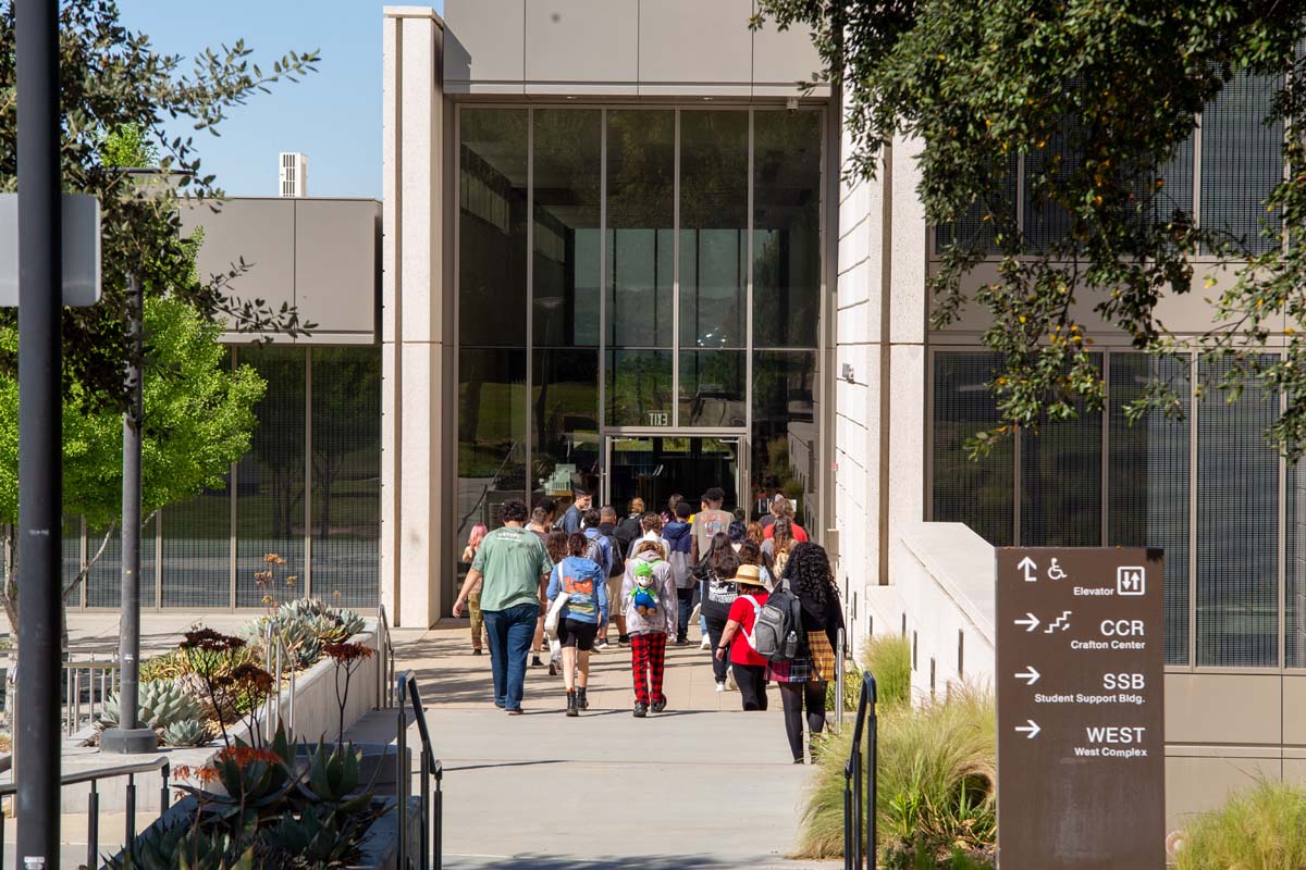 People enjoying Senior Day