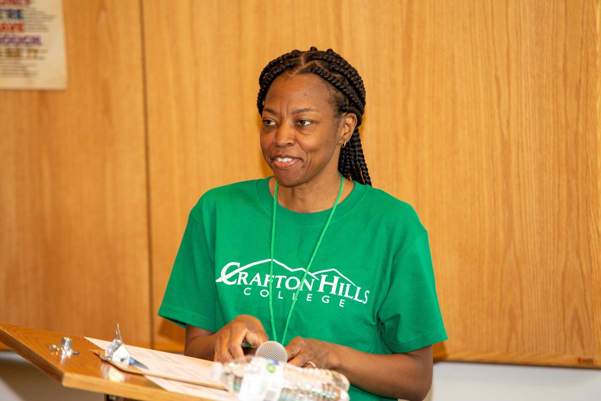 People enjoying Senior Day