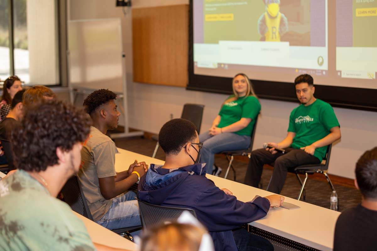 People enjoying Senior Day