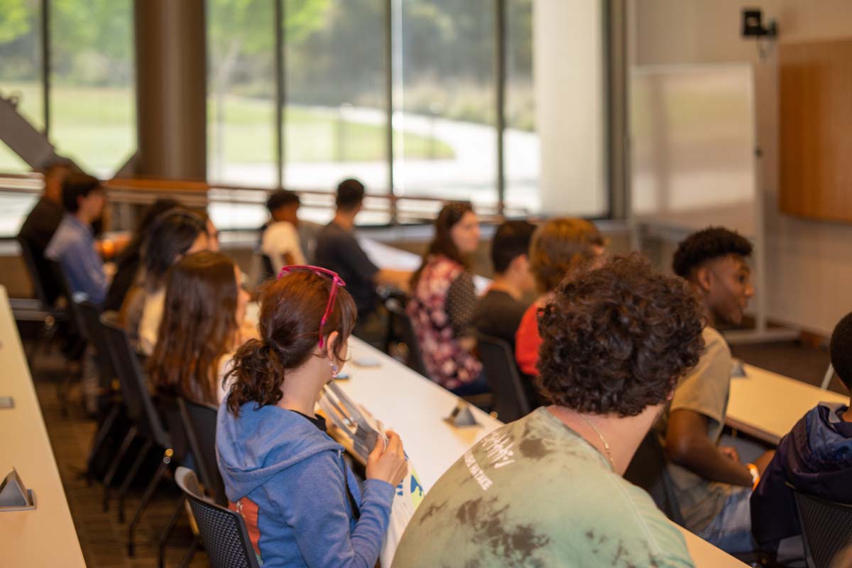 People enjoying Senior Day