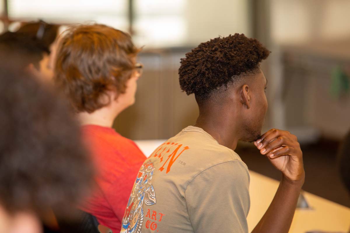 People enjoying Senior Day