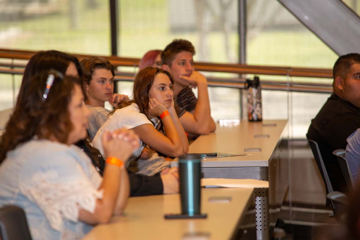 People enjoying Senior Day