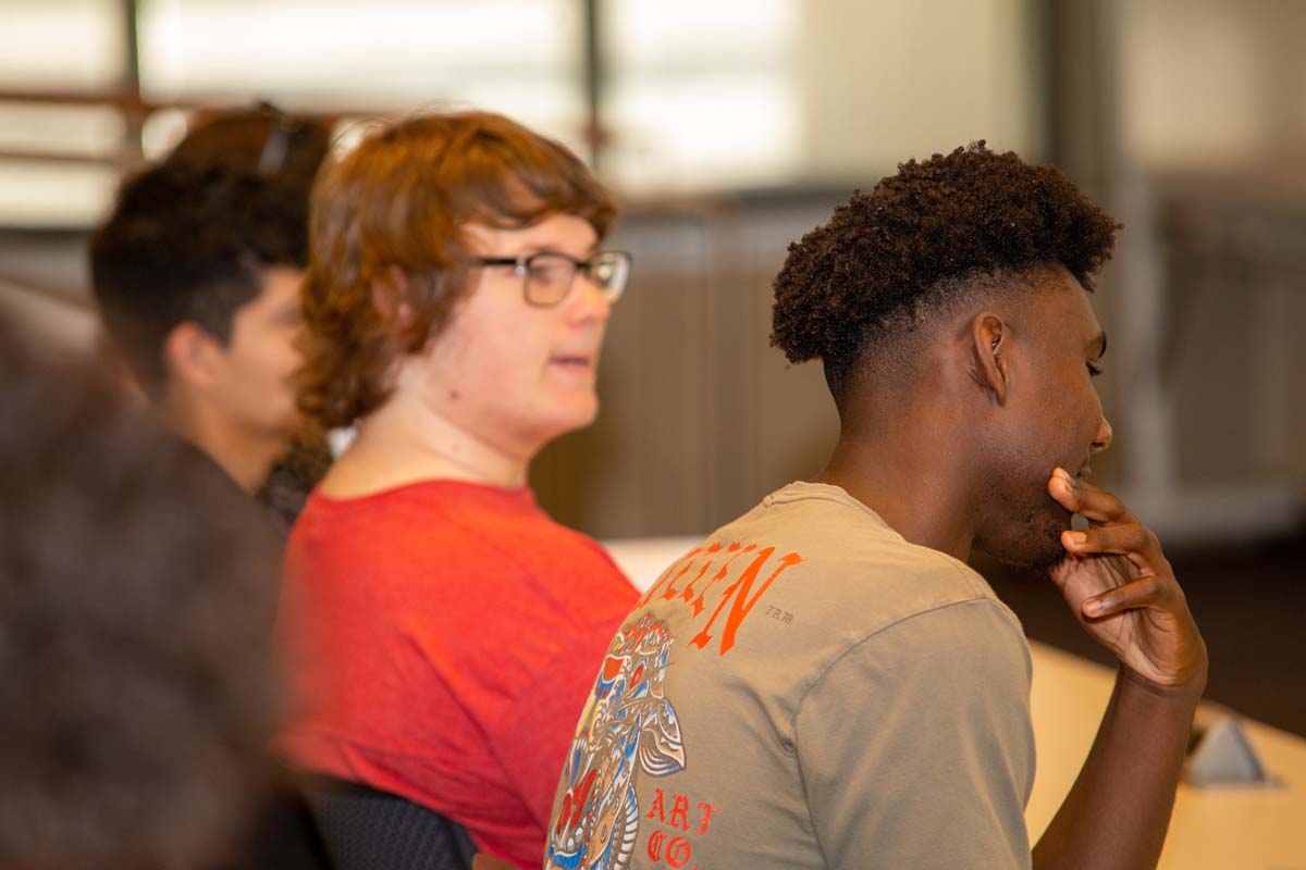 People enjoying Senior Day