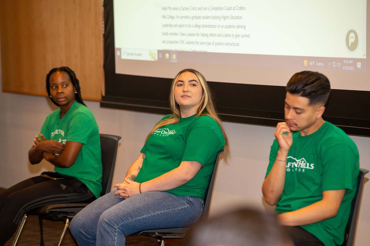 People enjoying Senior Day