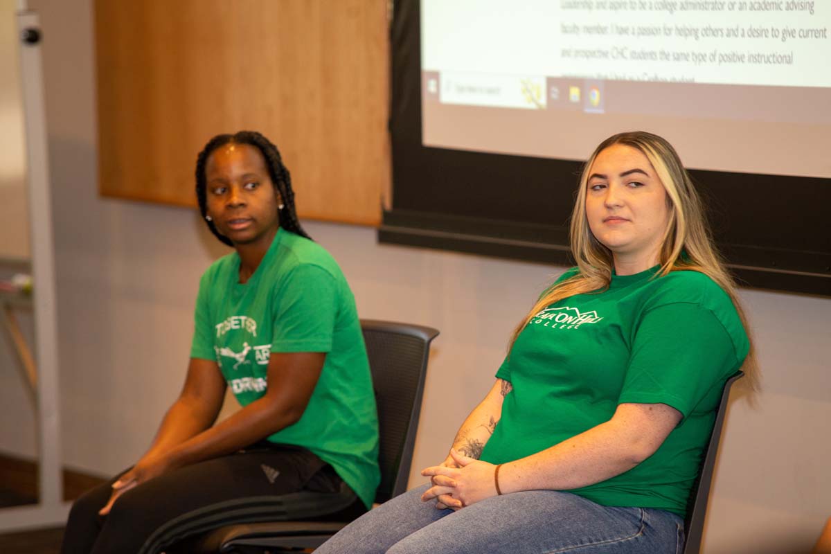 People enjoying Senior Day