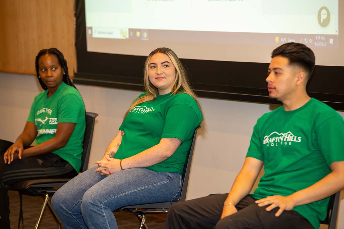 People enjoying Senior Day
