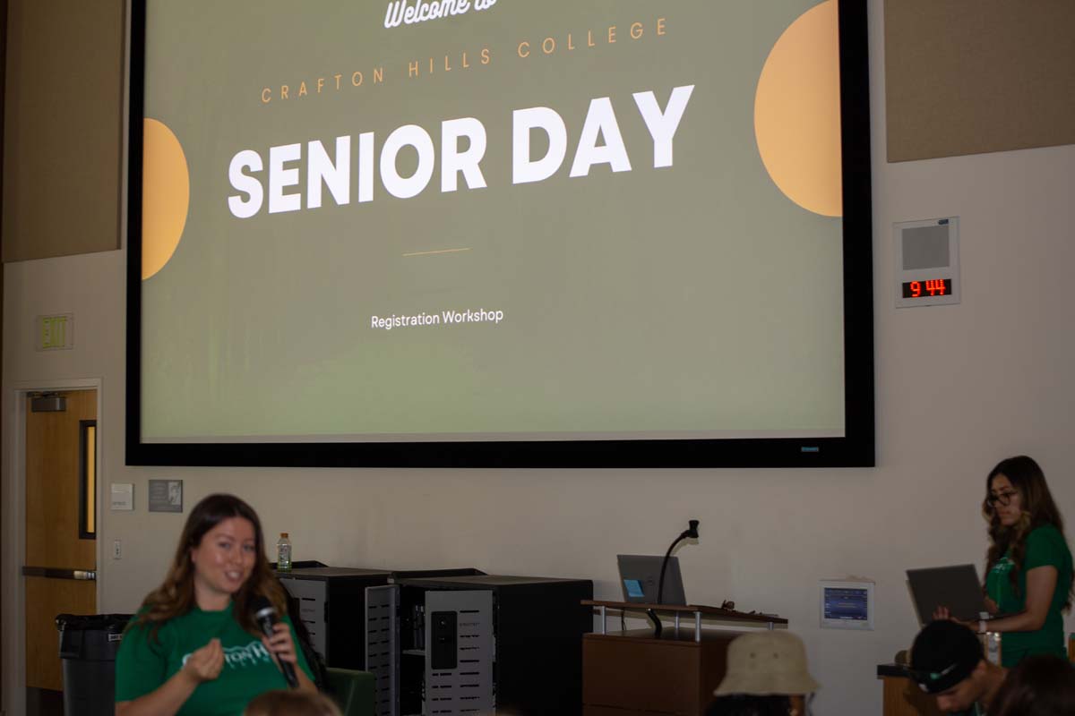 People enjoying Senior Day