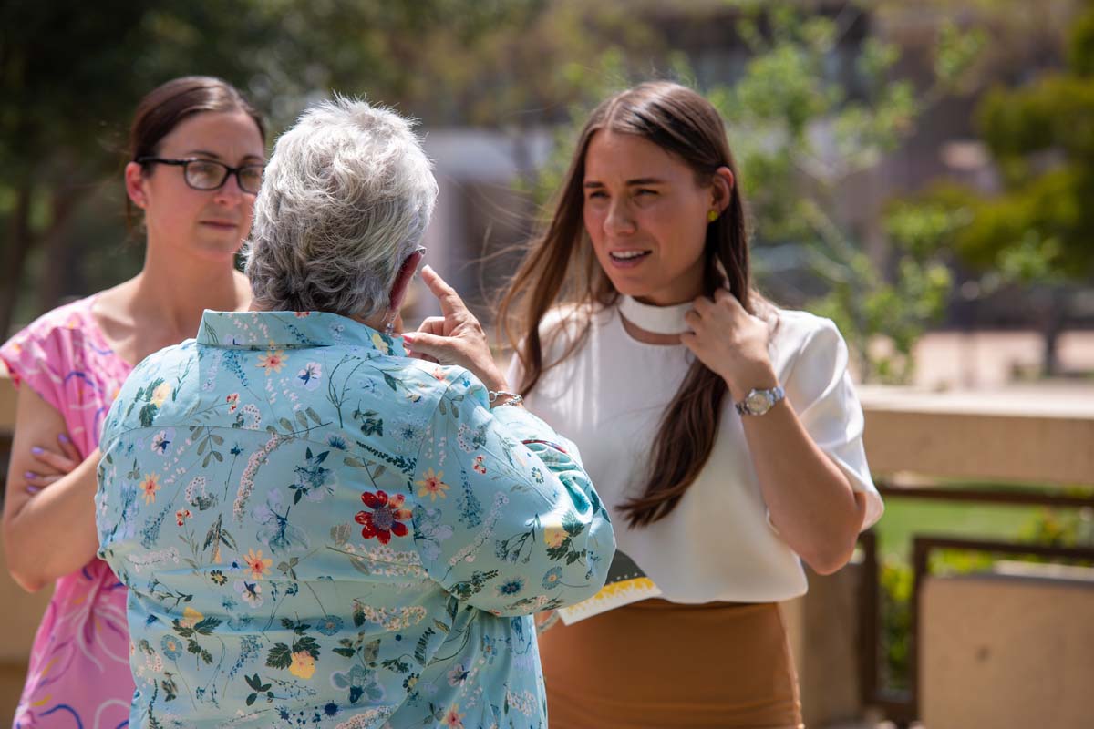People enjoying the VRC Graduation