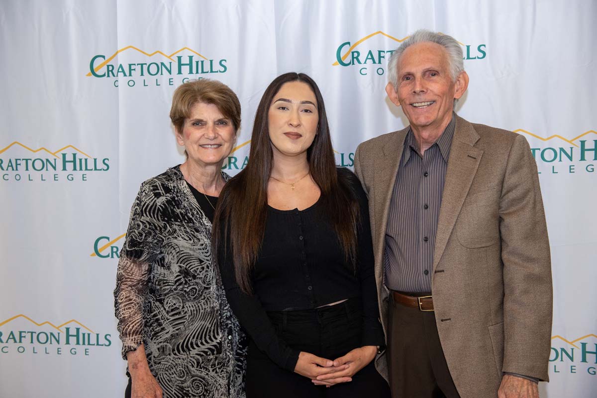 Student attends CHC Scholarship Reception
