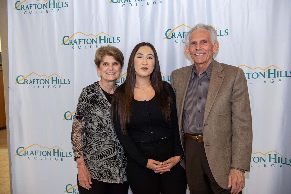 Student attends CHC Scholarship Reception