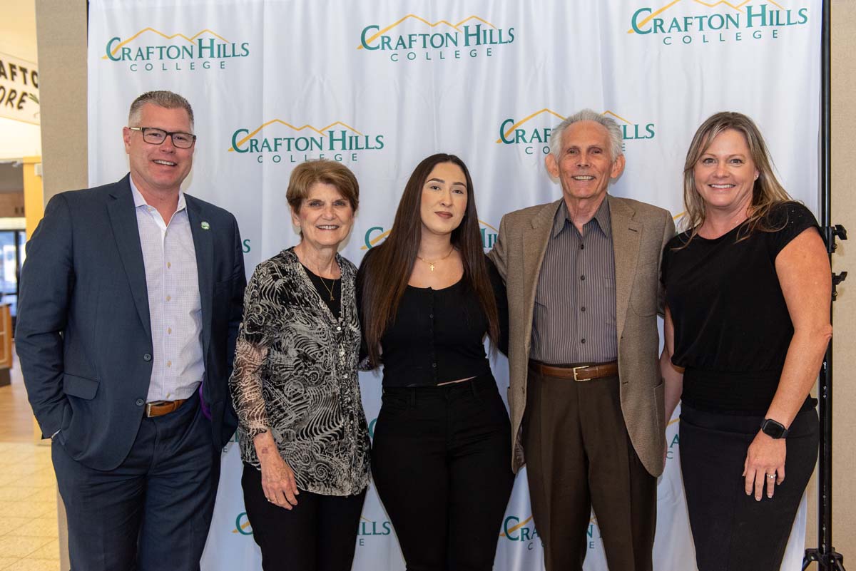 Student attends CHC Scholarship Reception