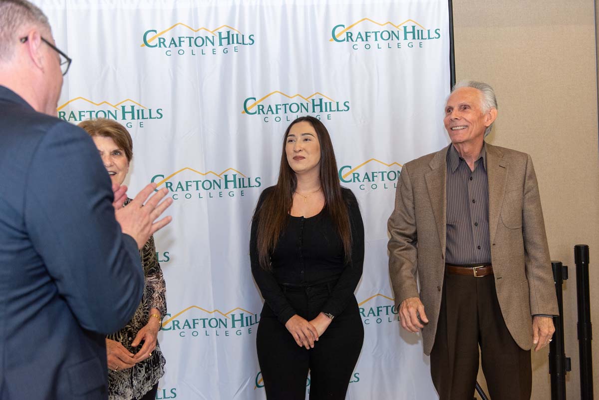 Student attends CHC Scholarship Reception