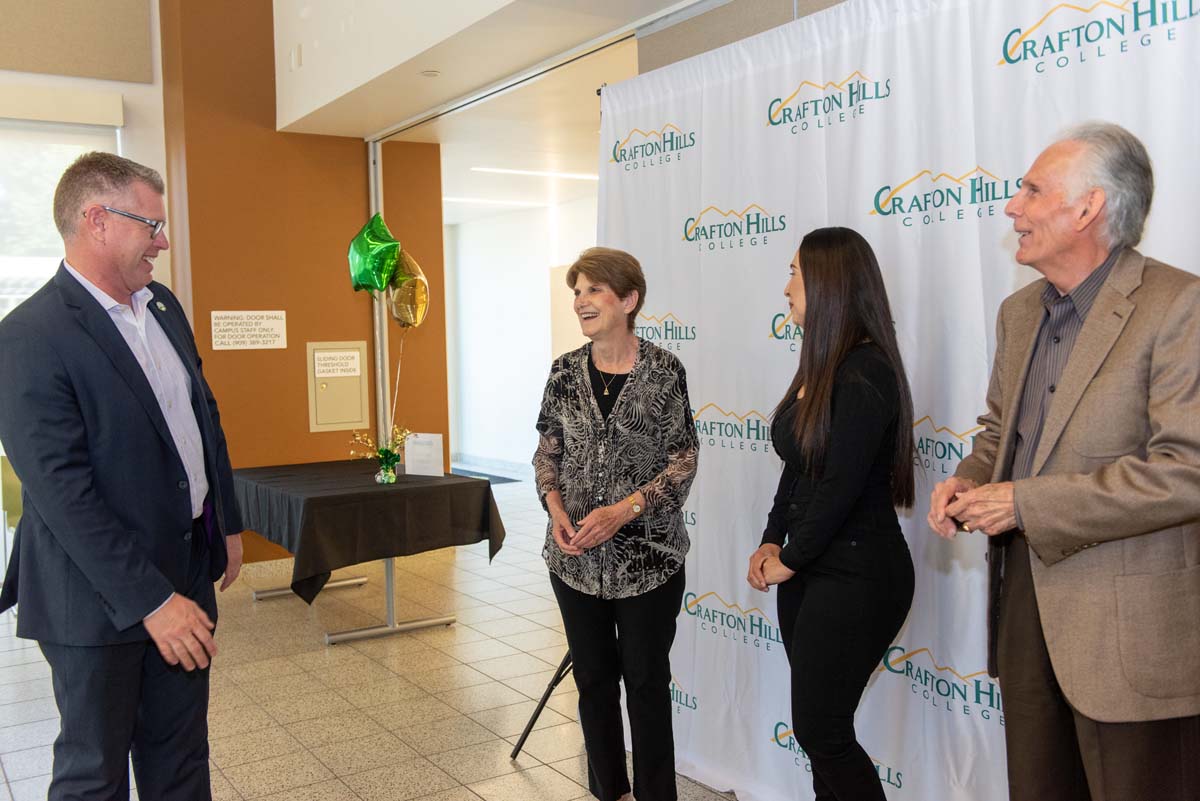 Student attends CHC Scholarship Reception