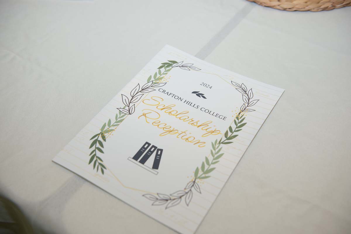 Student attends CHC Scholarship Reception