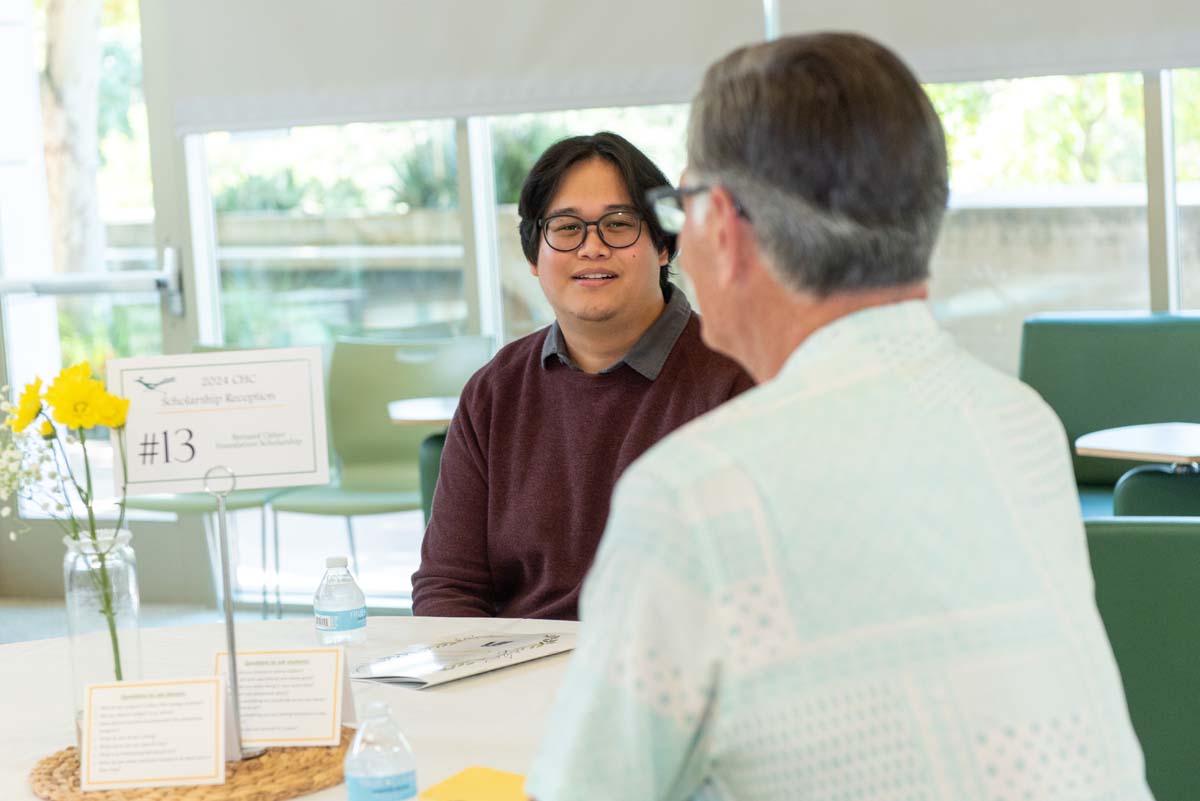 Student attends CHC Scholarship Reception