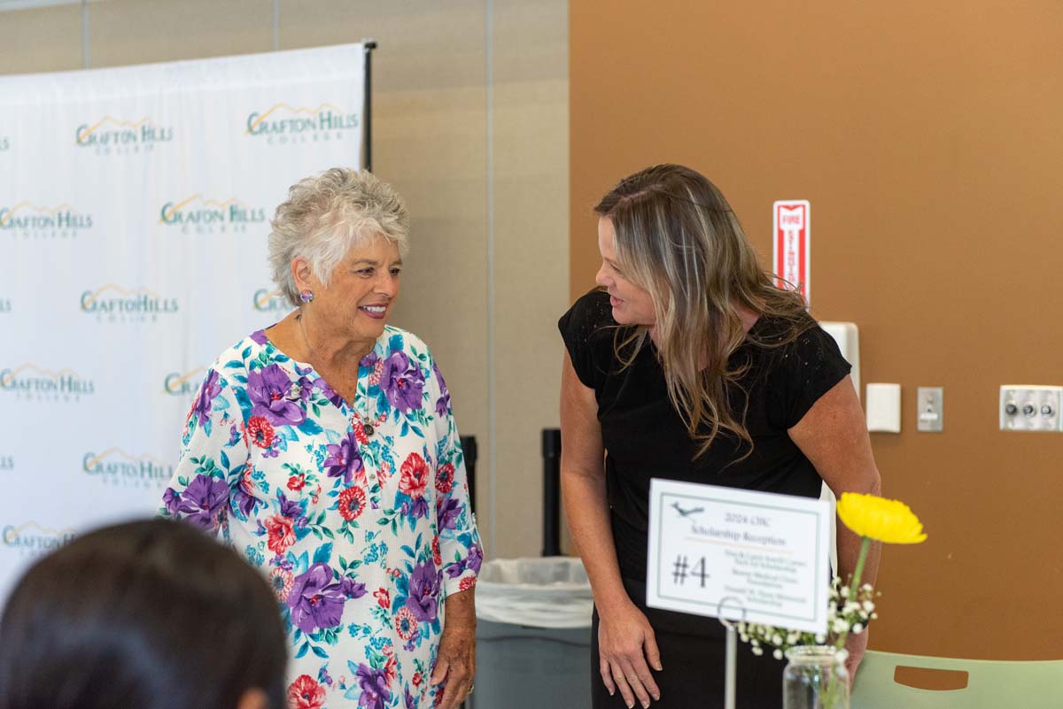 Student attends CHC Scholarship Reception