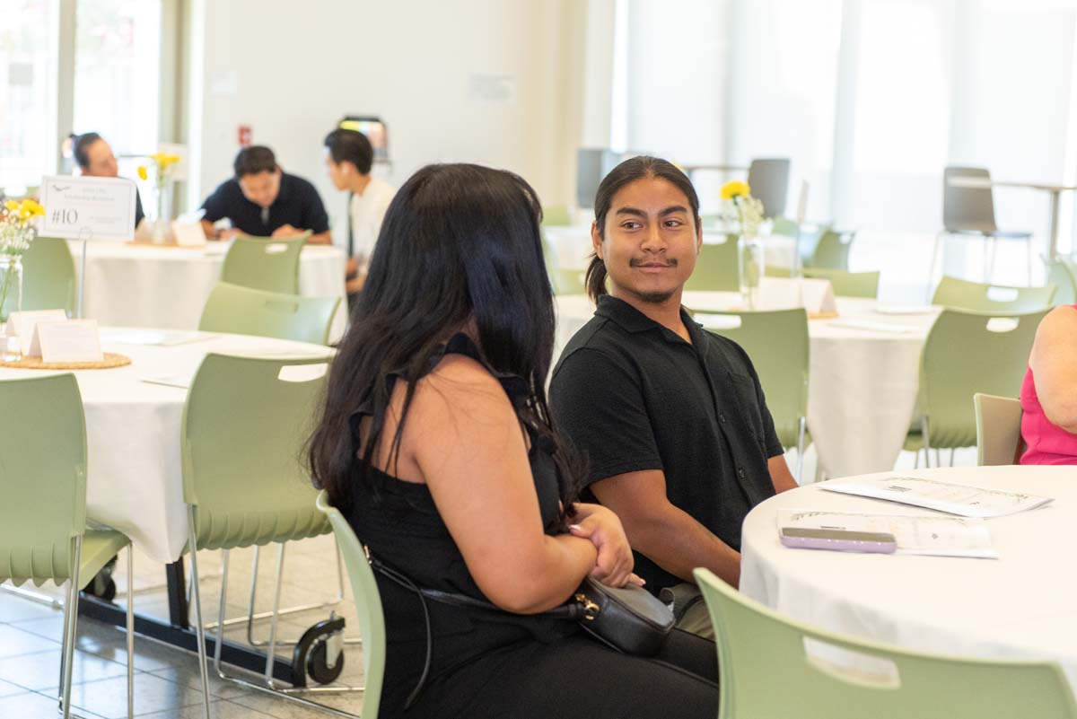 Student attends CHC Scholarship Reception