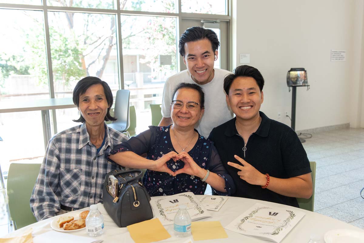 Student attends CHC Scholarship Reception