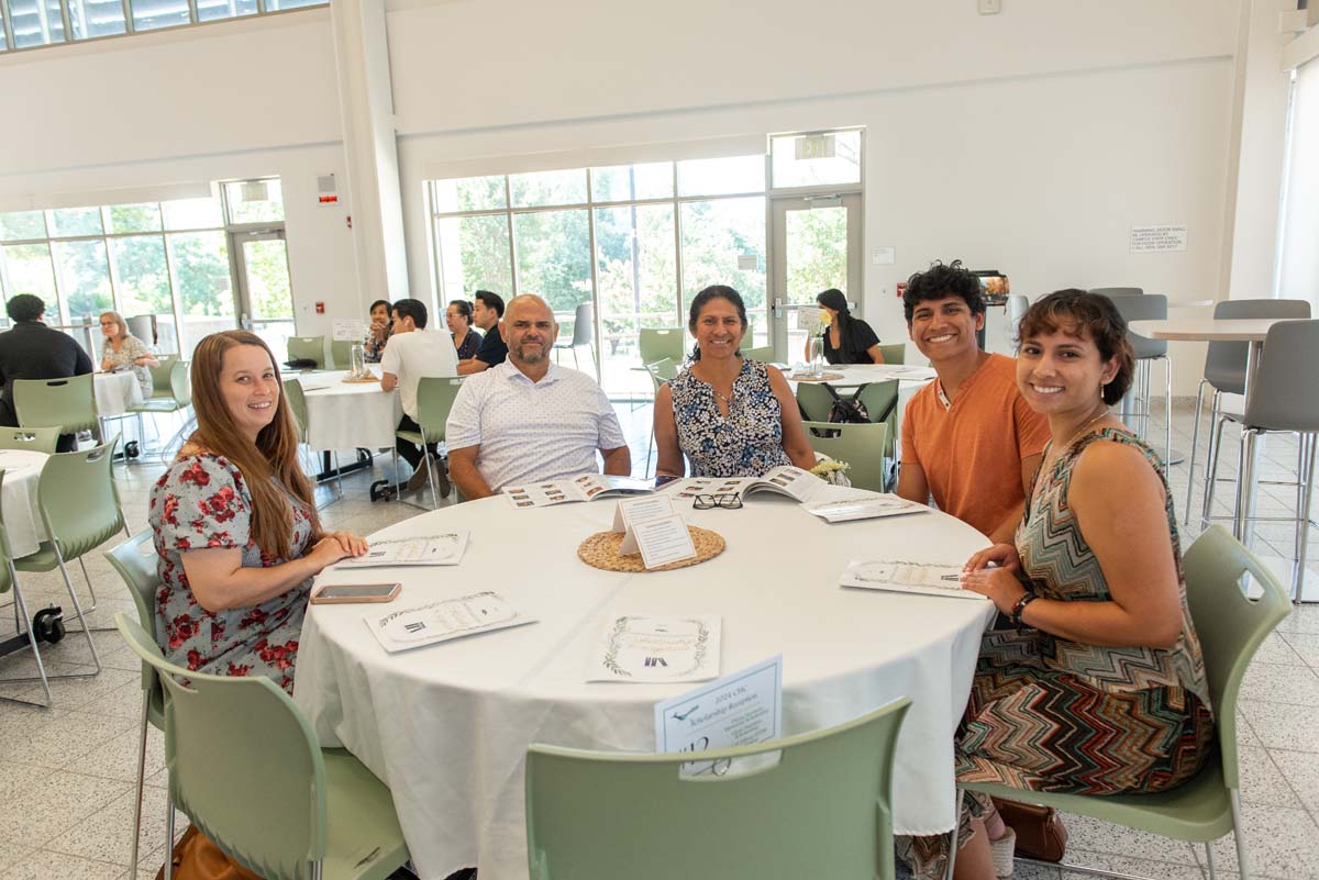 Student attends CHC Scholarship Reception