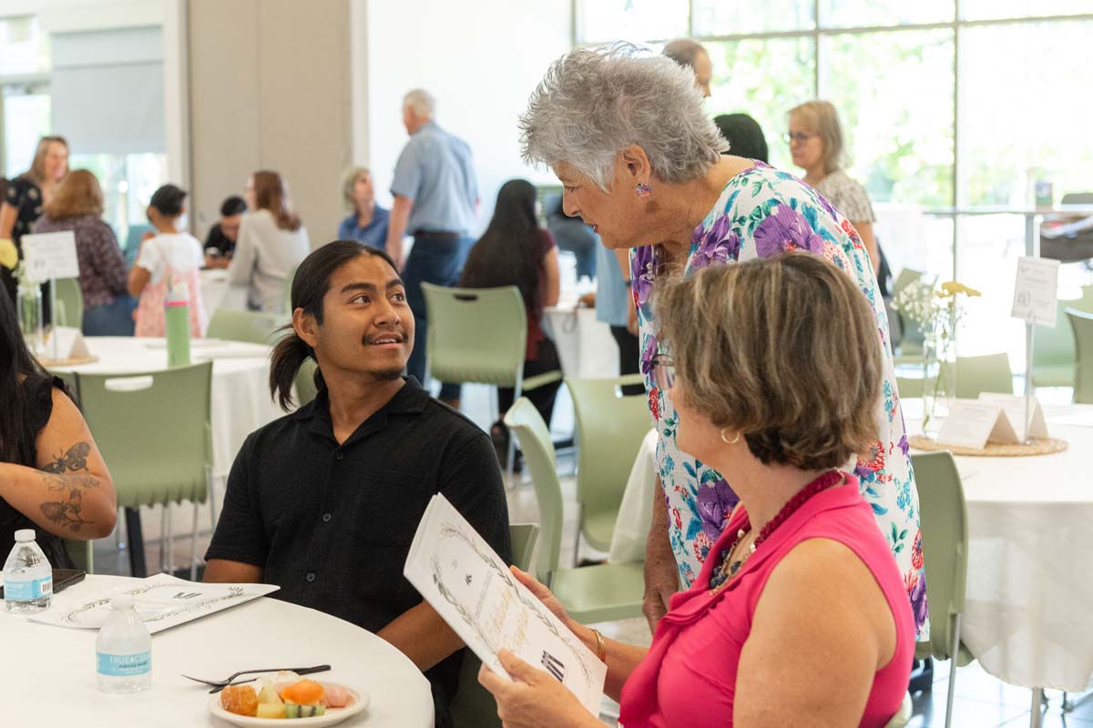 Student attends CHC Scholarship Reception