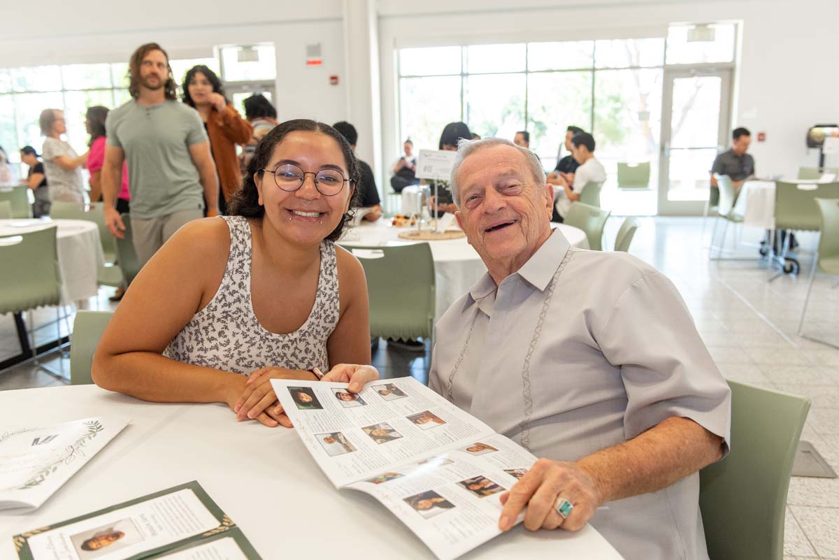 Student attends CHC Scholarship Reception