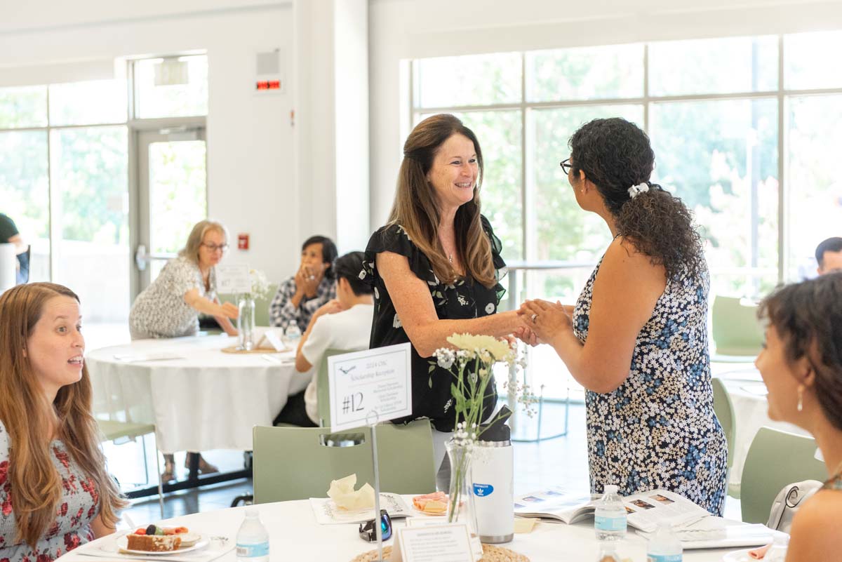 Student attends CHC Scholarship Reception