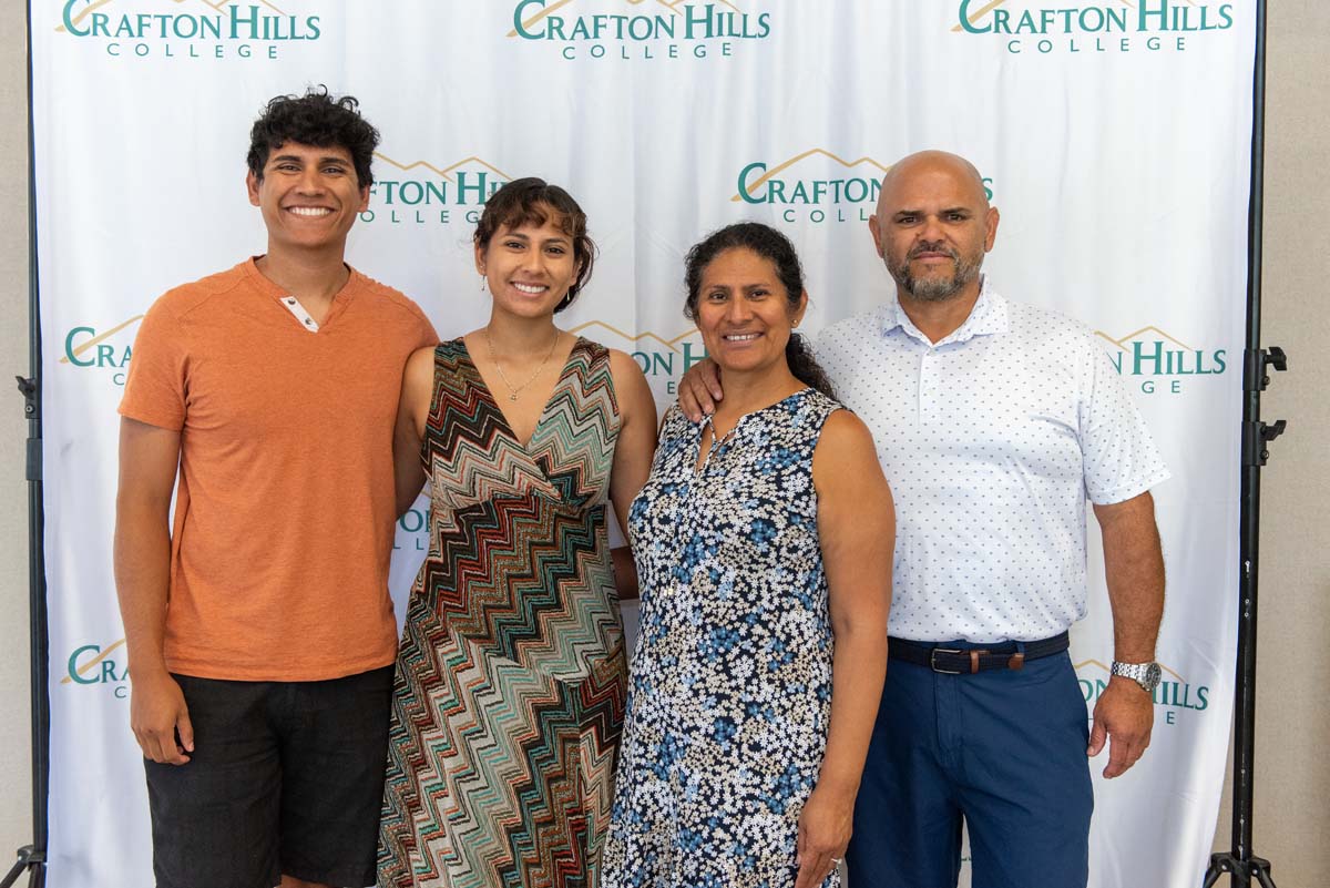 Student attends CHC Scholarship Reception