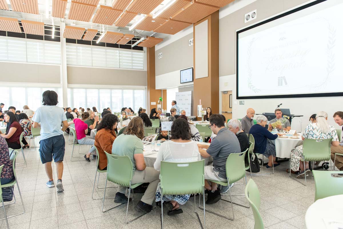 Student attends CHC Scholarship Reception