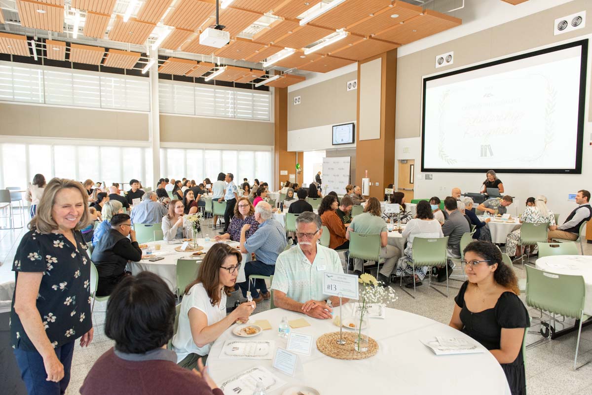 Student attends CHC Scholarship Reception