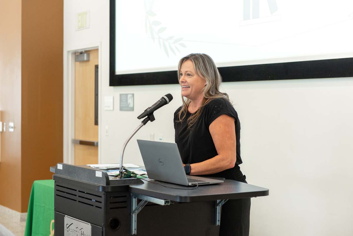 Student attends CHC Scholarship Reception