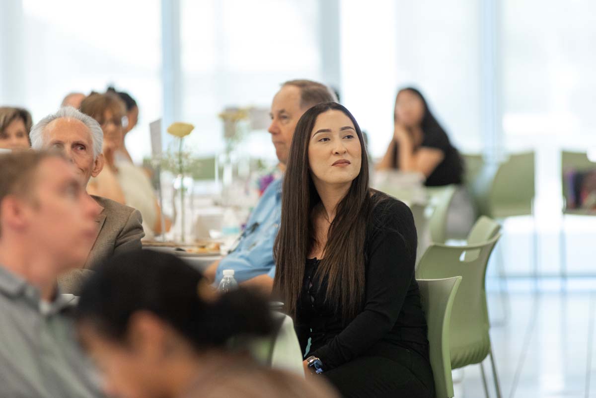 Student attends CHC Scholarship Reception