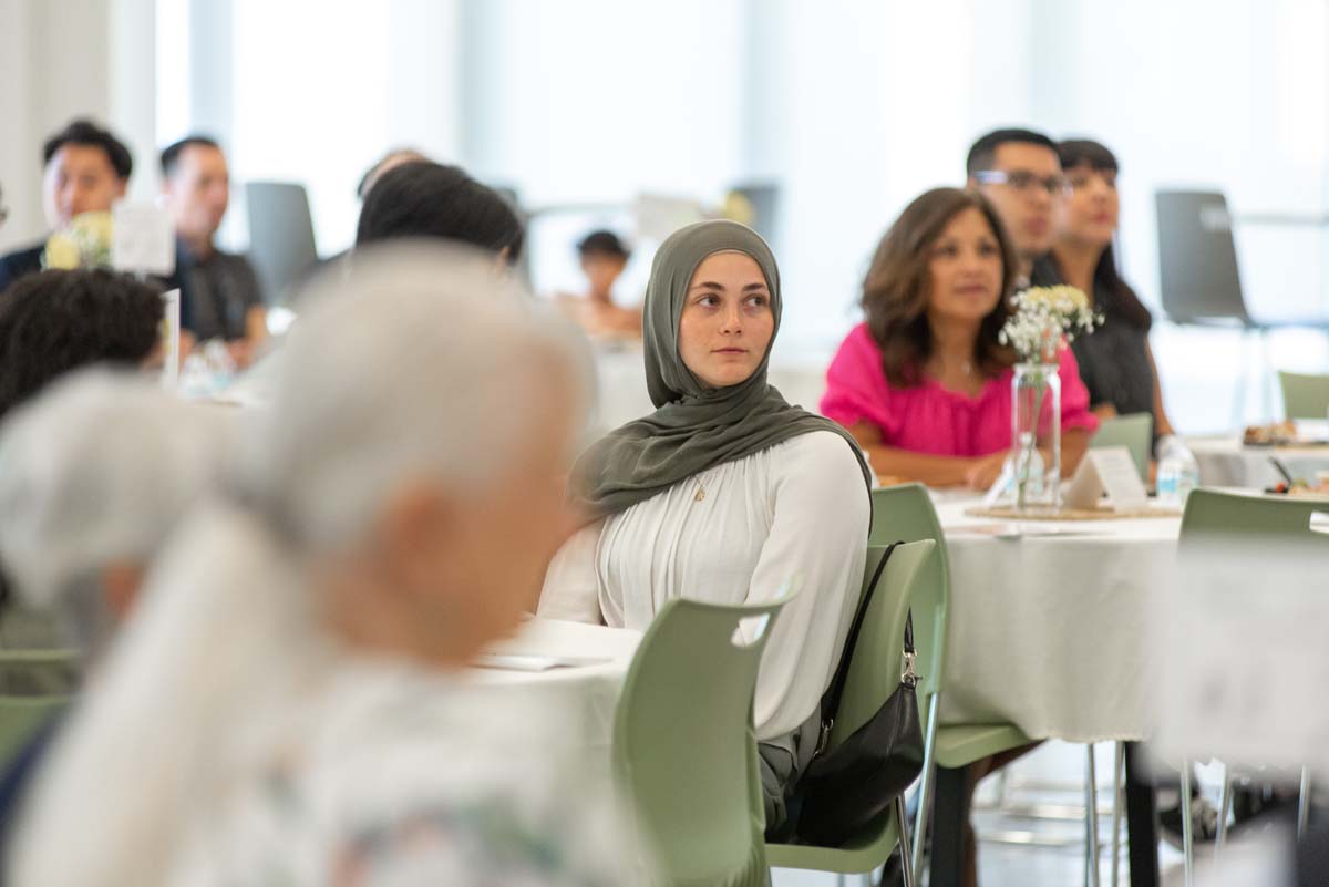 Student attends CHC Scholarship Reception