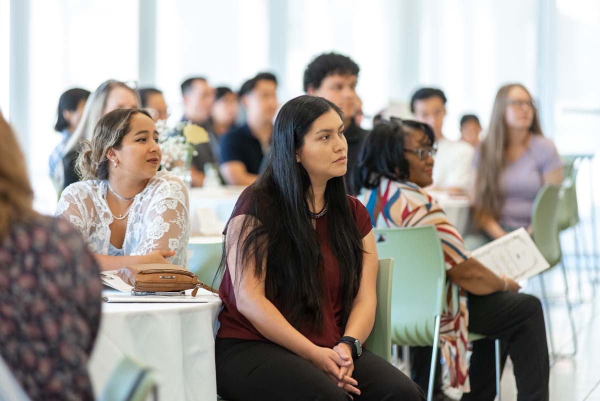 Student attends CHC Scholarship Reception