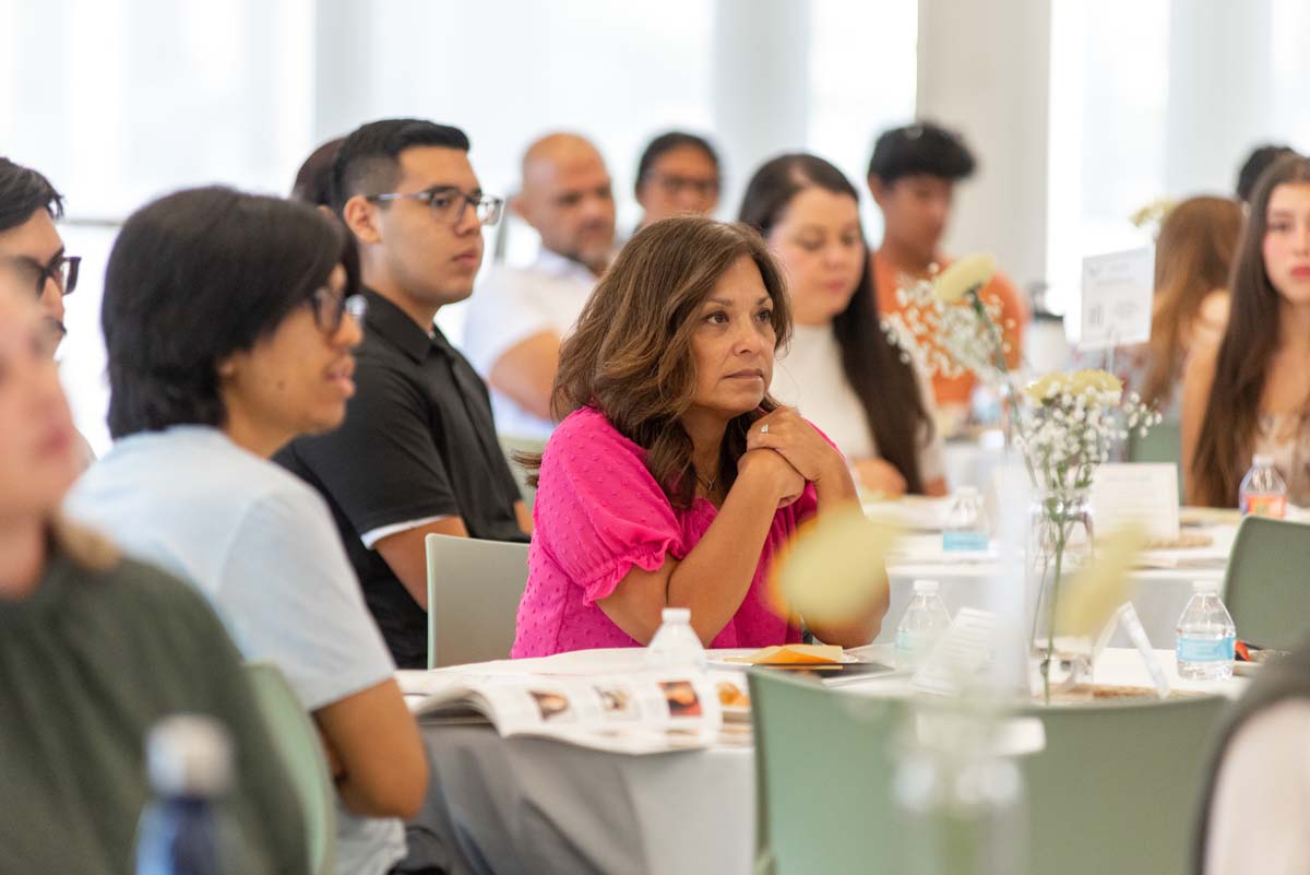 Student attends CHC Scholarship Reception
