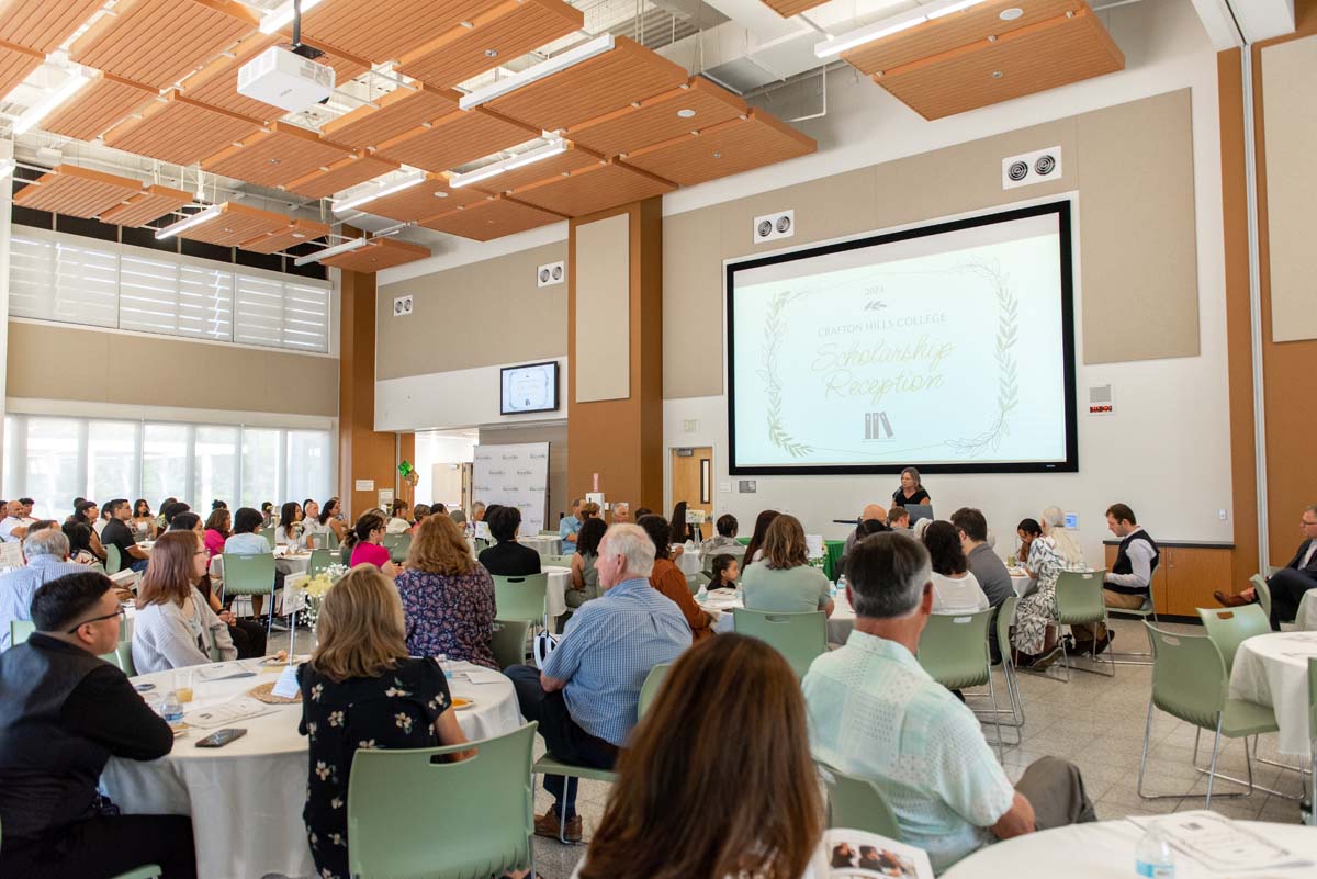 Student attends CHC Scholarship Reception