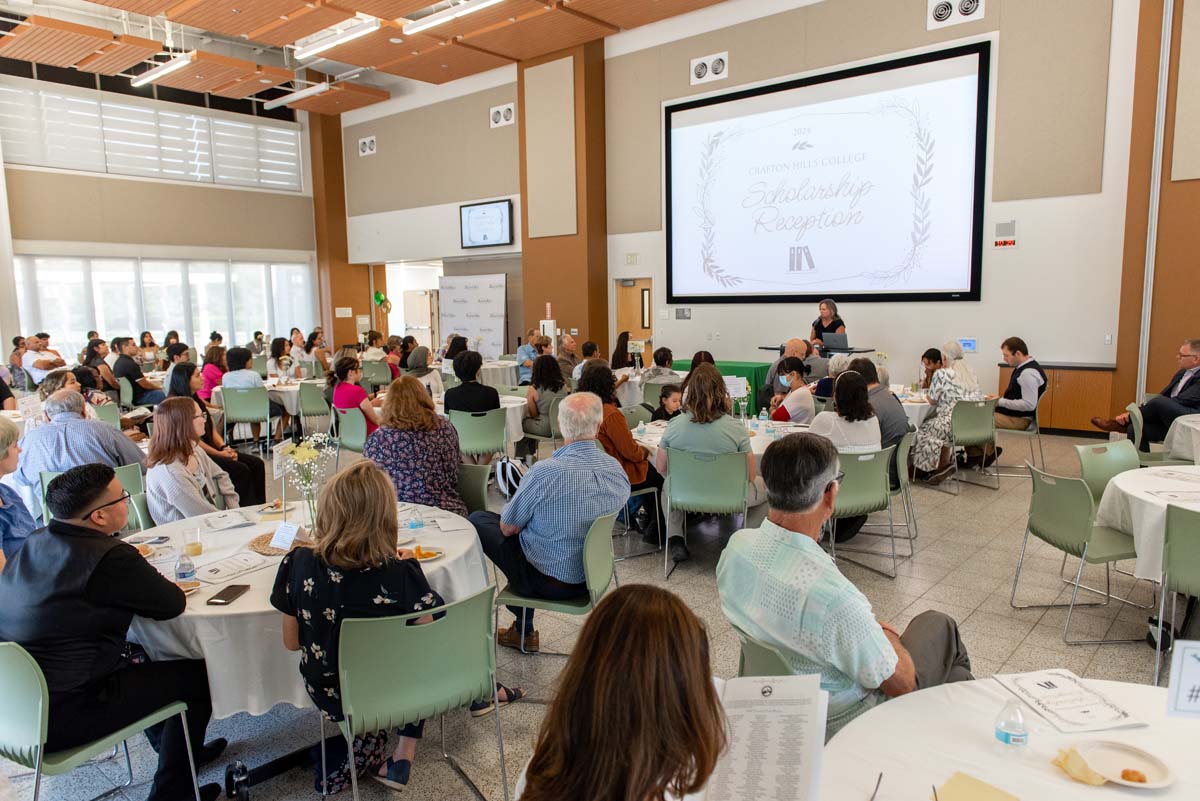 Student attends CHC Scholarship Reception