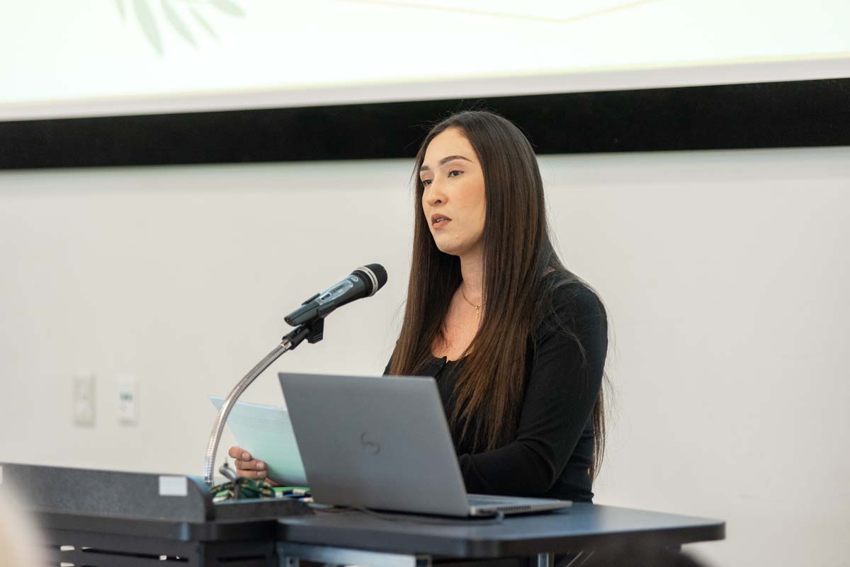 Student attends CHC Scholarship Reception