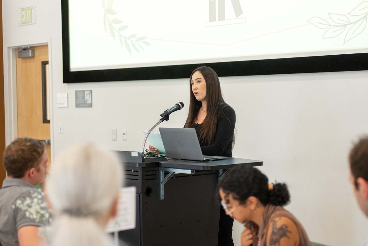 Student attends CHC Scholarship Reception