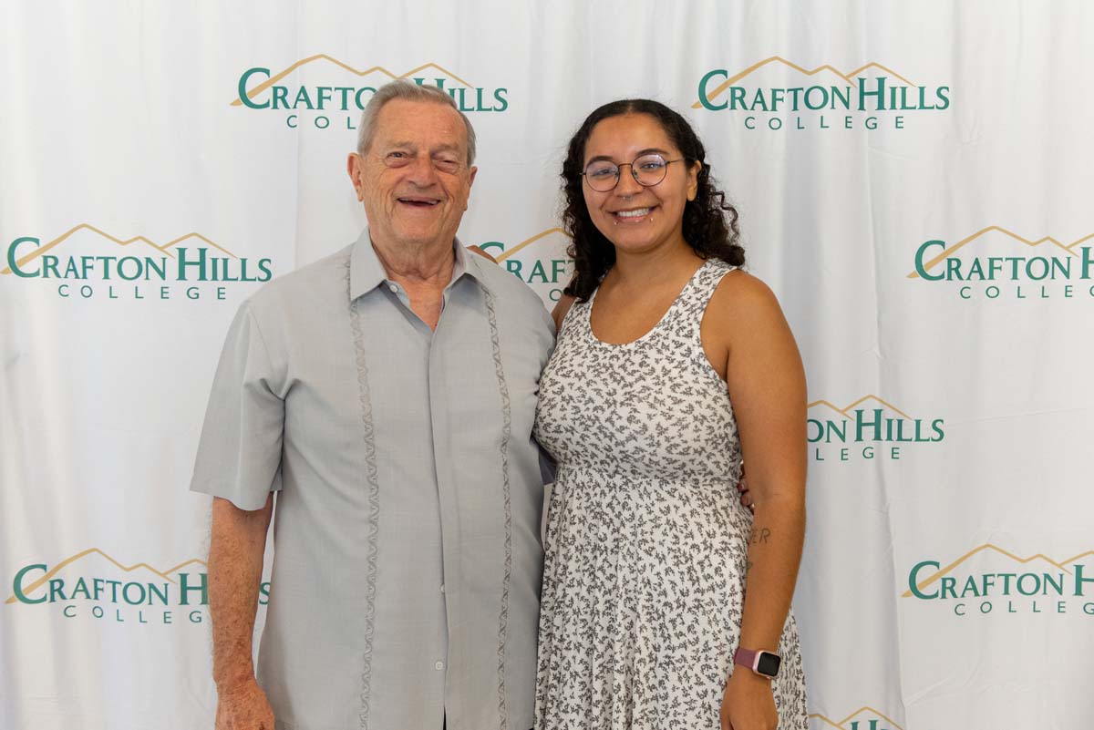 Student attends CHC Scholarship Reception