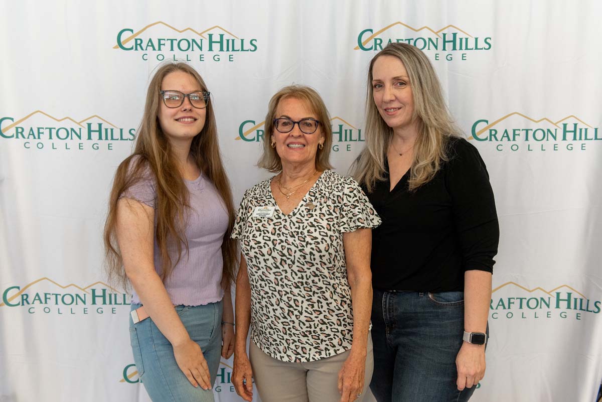 Student attends CHC Scholarship Reception