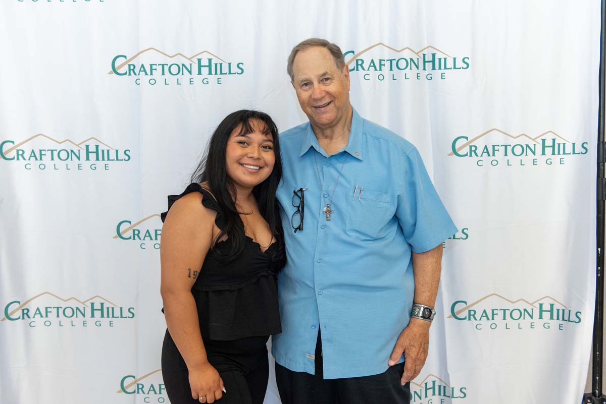 Student attends CHC Scholarship Reception