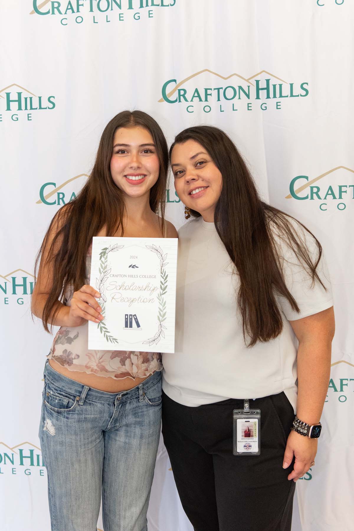 Student attends CHC Scholarship Reception