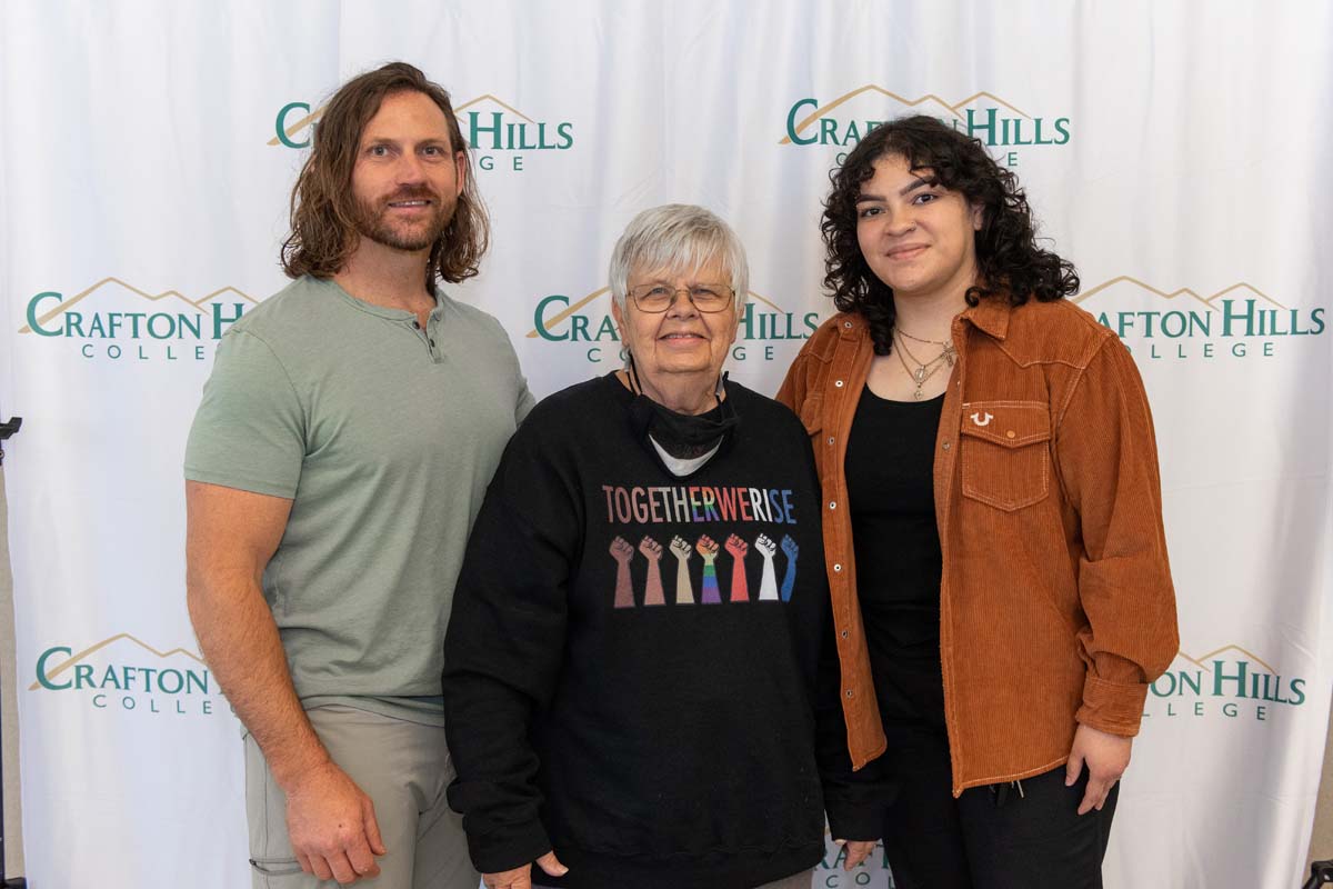 Student attends CHC Scholarship Reception