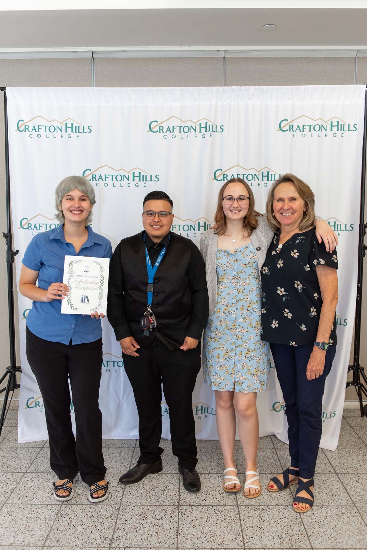 Student attends CHC Scholarship Reception