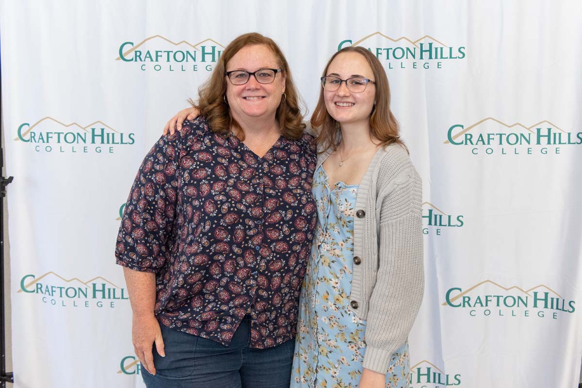 Student attends CHC Scholarship Reception