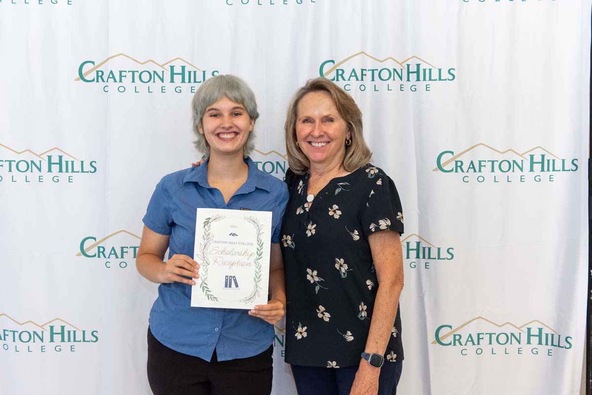Student attends CHC Scholarship Reception